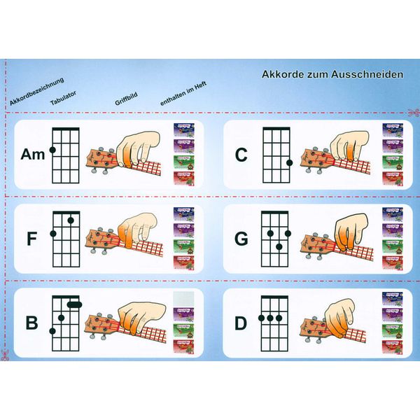 LeuWa-Verlag 16 Kinderlieder Ukulele 1