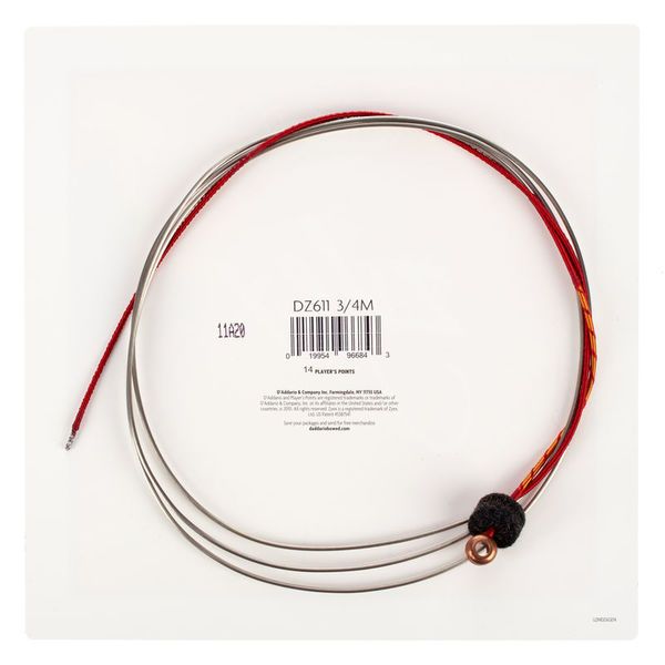 Daddario DZ611-3/4M Zyex Bass G med.