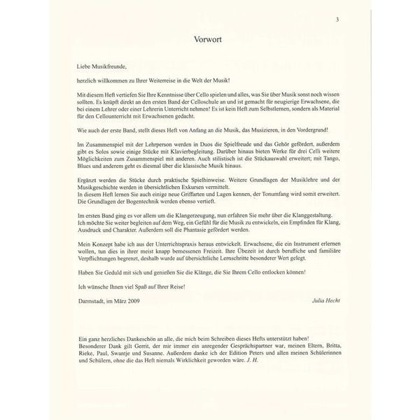 Edition Peters Cello Spielen 2