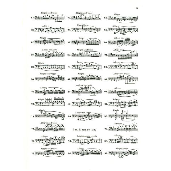 Edition Peters Dotzauer 113 Cello-Etüden 1