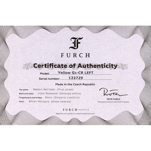 Furch Yellow Gc-CR w/SPA LH a