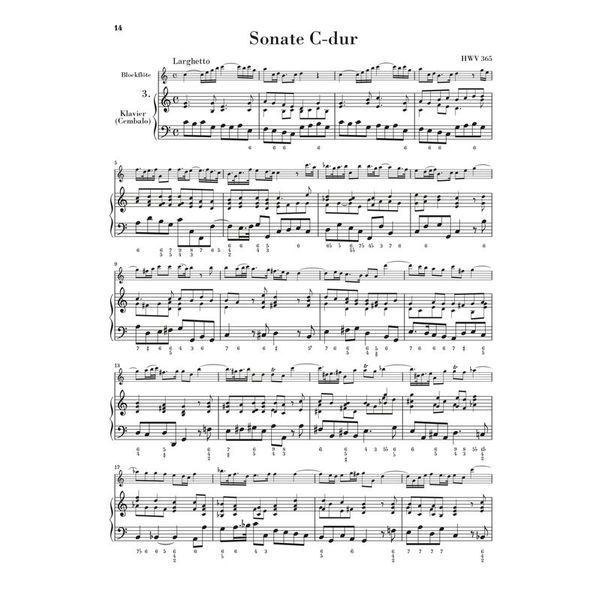 Henle Verlag Hndel Blockflötensonaten