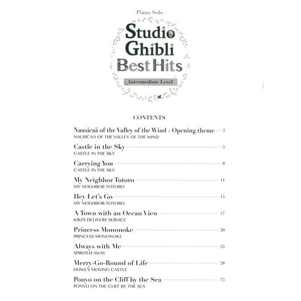 Yamaha Music Entertainment  Studio Ghibli Best Hits Inter