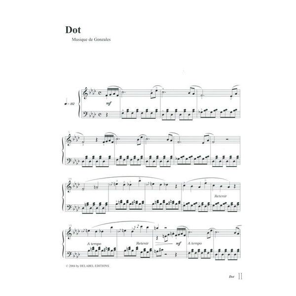 Editions Bourges Chilly Gonzales NoteBook 1