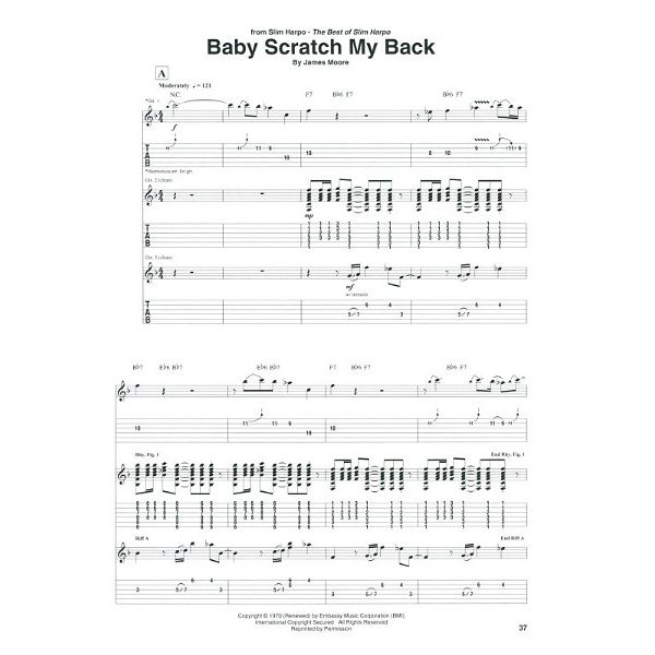 Hal Leonard Tab+ 25 Top Blues Songs