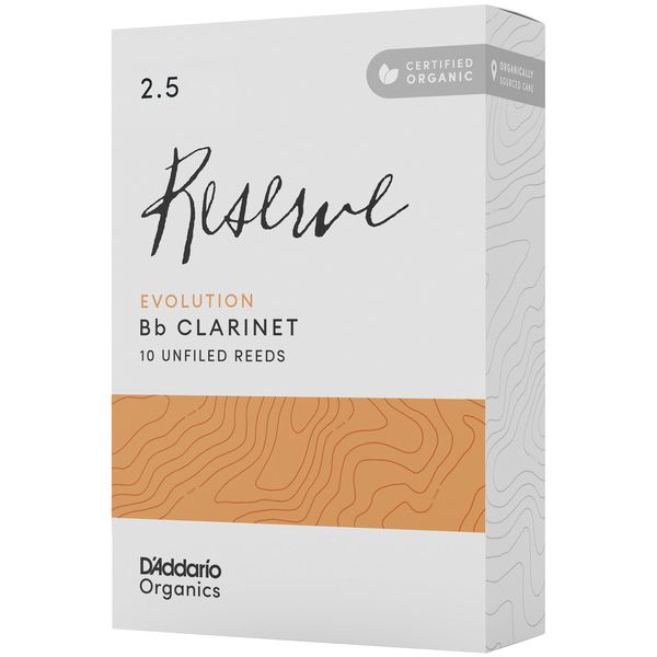 DAddario Woodwinds Organic Reserve Evo CLAR 2.5