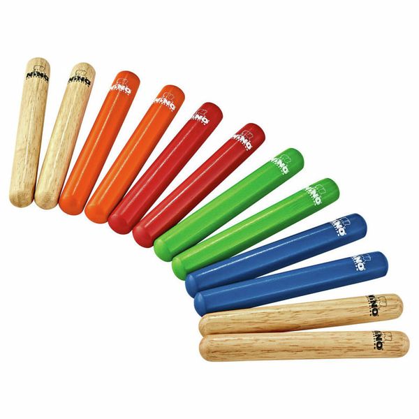 Nino Coloured Claves Set 6pc
