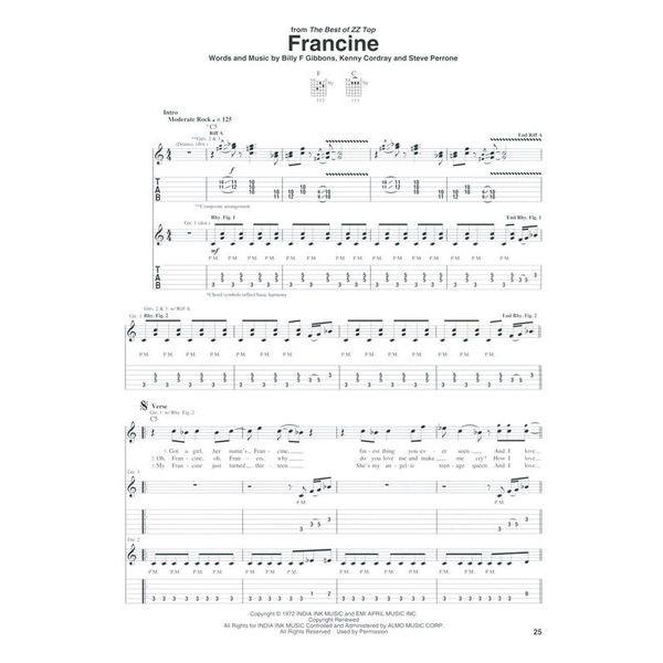 Hal Leonard ZZ Top Guitar Anthology