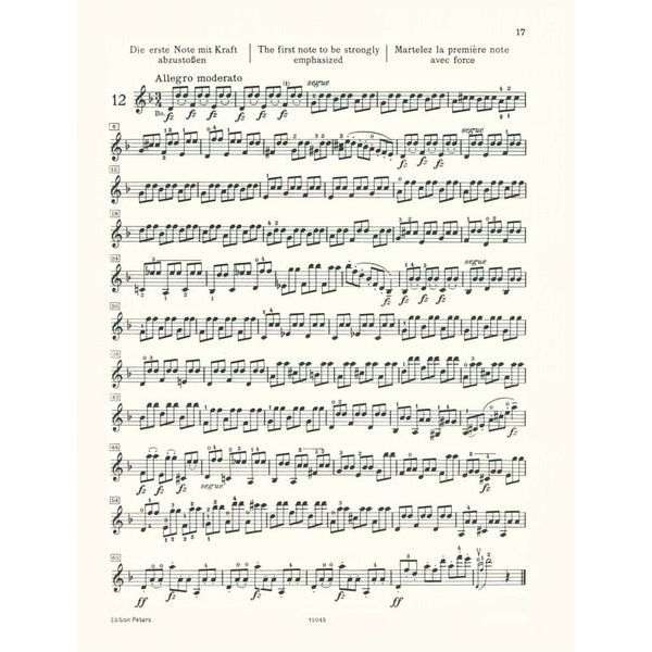 Edition Peters Mazas Etüden op.36 Heft 1