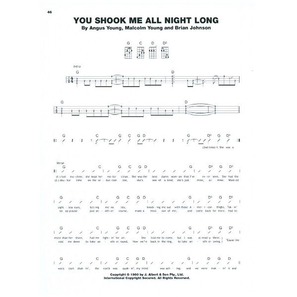 Hal Leonard AC/DC for Ukulele