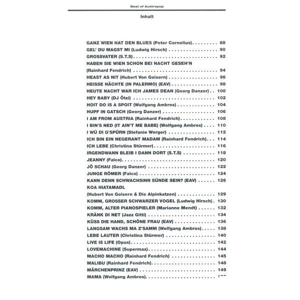 Bosworth Best of Austropop