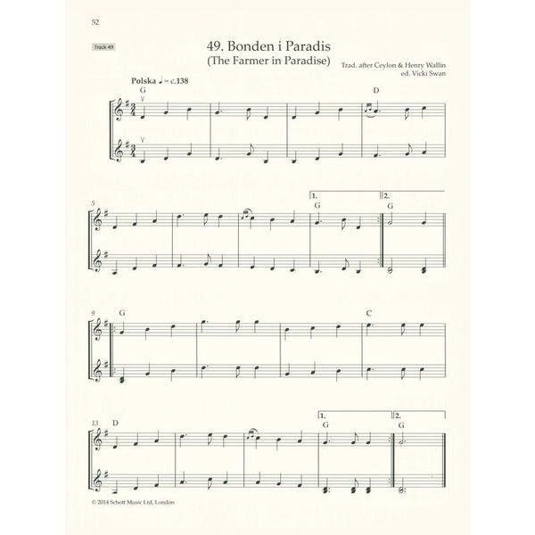 Schott Scandinavian Fiddle Tunes