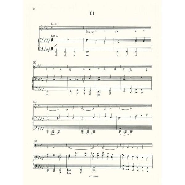 Edition Peters Saint-Sans Sonate Clarinet