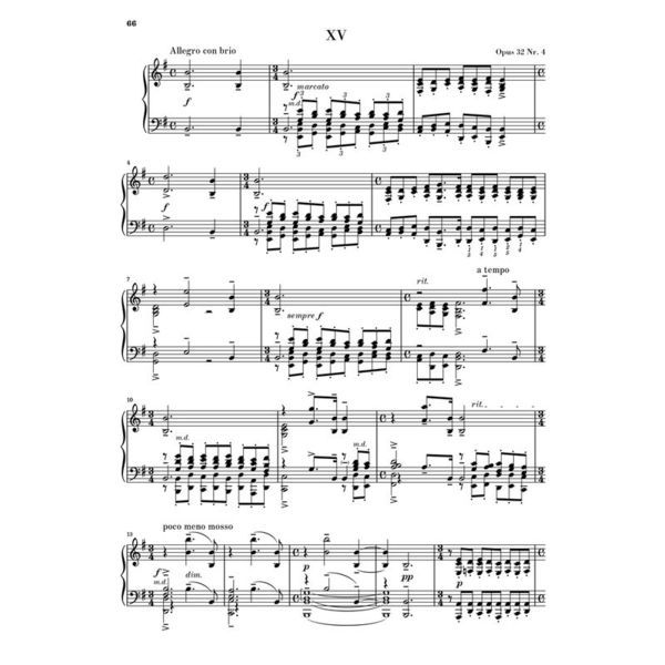 Henle Verlag Rachmaninow 24 Préludes