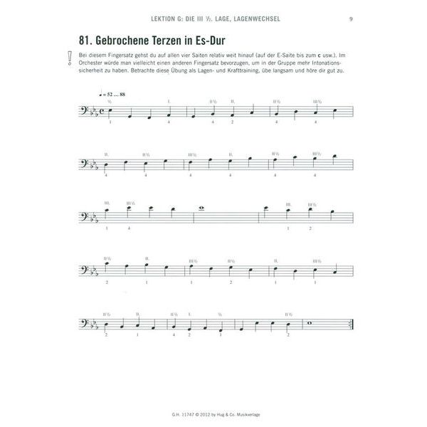 Edition Hug Kontrabass ABC 2 Schule