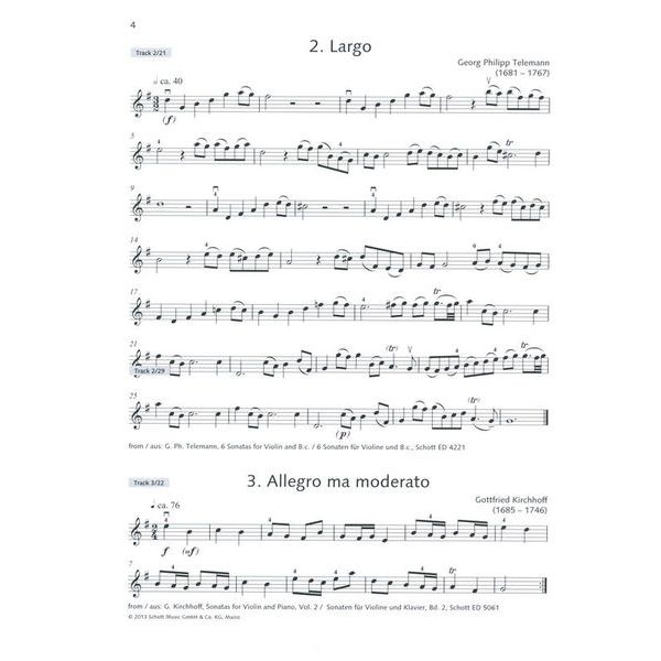 Schott Easy Concert Pieces Violin 2