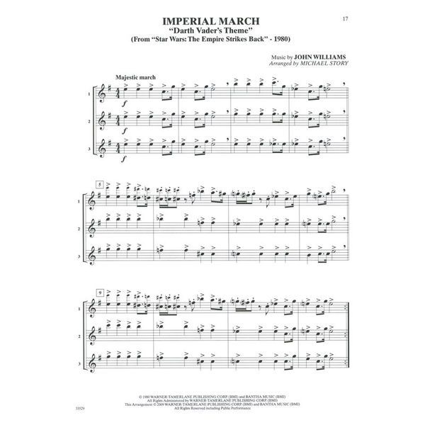 Alfred Music Publishing Movie Trios For All Tenor Sax