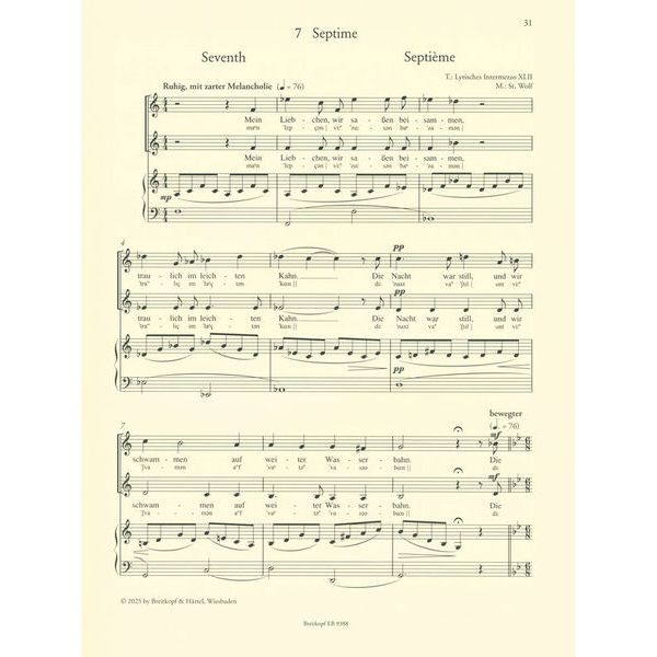 Breitkopf & Hrtel Wege zum Duettgesang