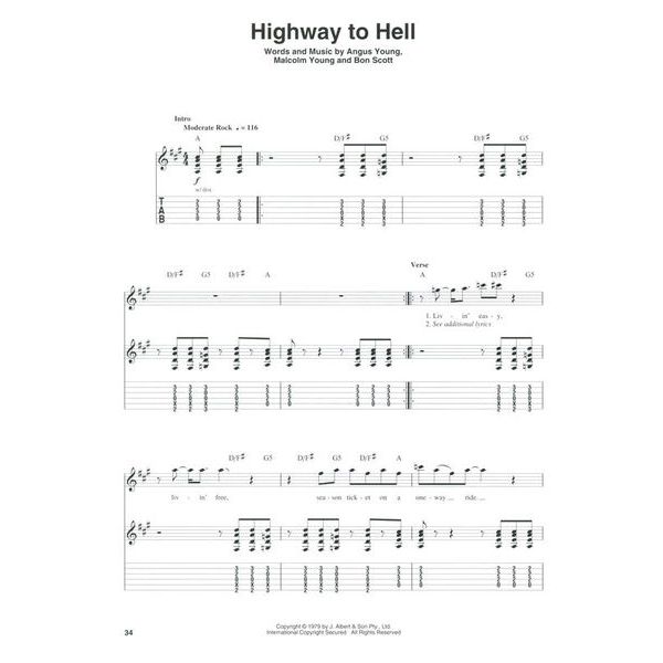 Hal Leonard Guitar Play-Along AC/DC Class