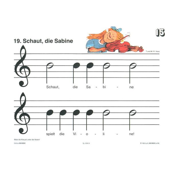 Ricordi Lustige Blockflöte 1 Barock