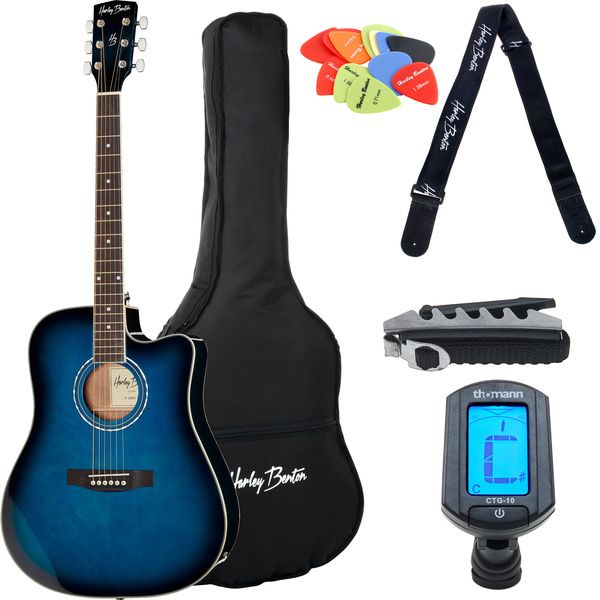 Harley Benton D-120CE TB Bundle