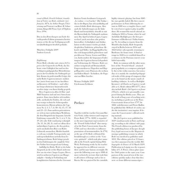 Henle Verlag Rode 24 Caprices Violin