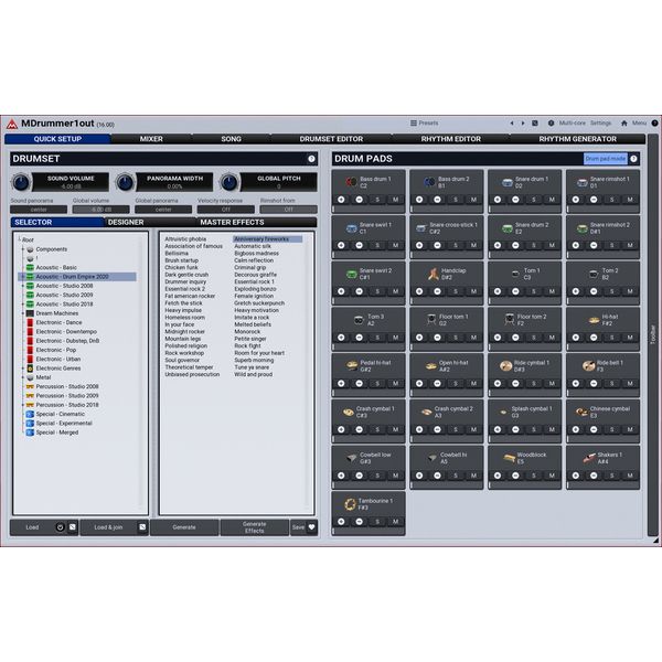 MeldaProduction MDrummer