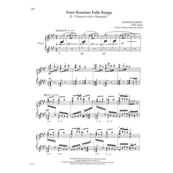 Carl Fischer Alexander Siloti Collection