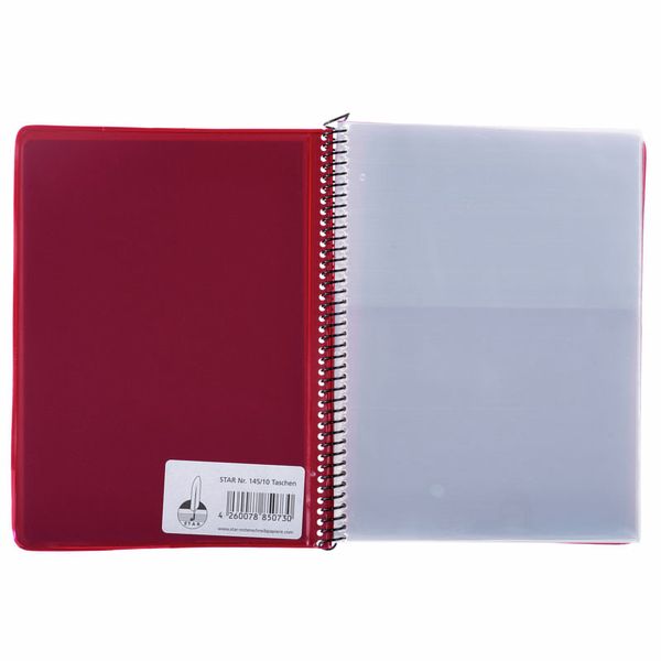 Star Marching Folder 145/10 Red