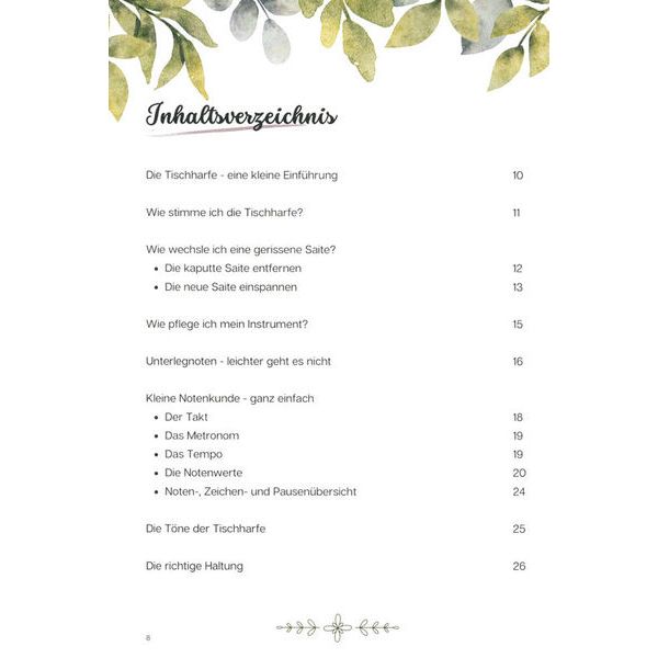 Claudia Gro Die kleine Tischharfen-Schule