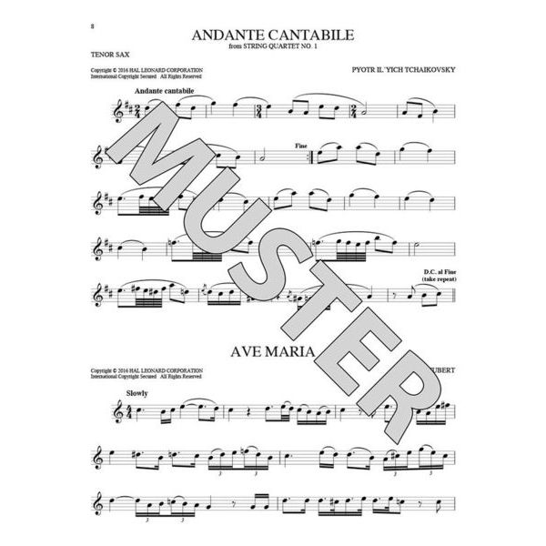 Hal Leonard 101 Classical Themes Tenorsax.
