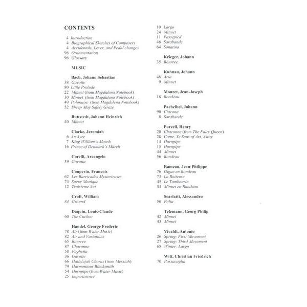 Friou Music Baroque Music for the Harp