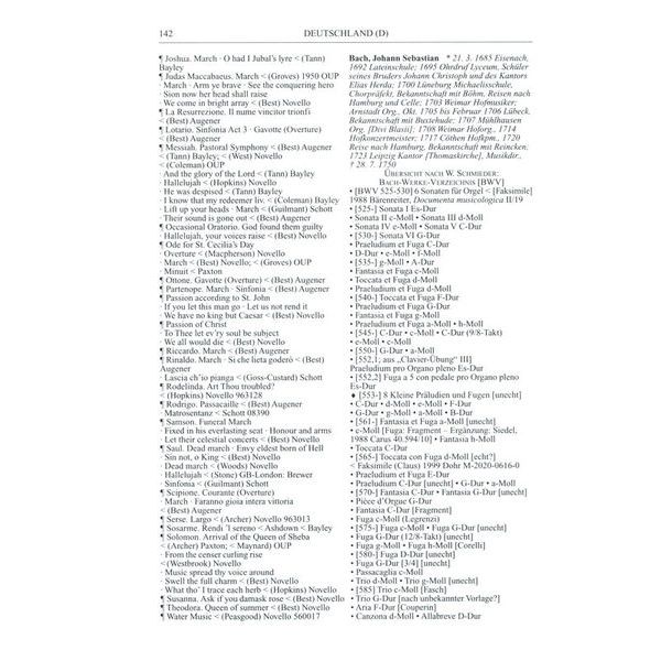 Schott Repertorium Orgelmusik 1+2