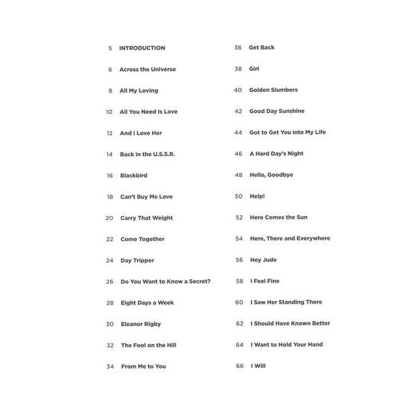 Hal Leonard Beatles Super Easy