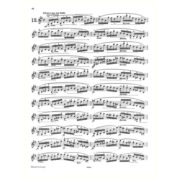 Breitkopf & Hrtel Kayser Etüden op. 20 Violin