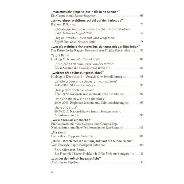 Hannibal Verlag 35 Jahre Hiphop in Deutschland