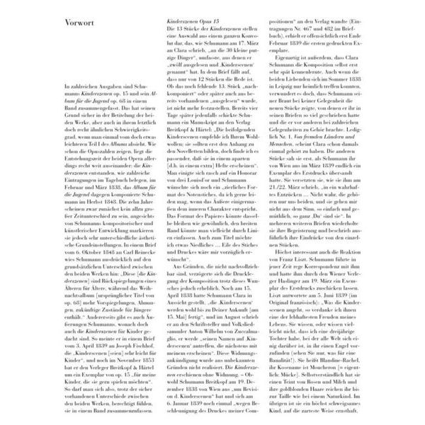 Henle Verlag Schumann Kinderszenen/Album