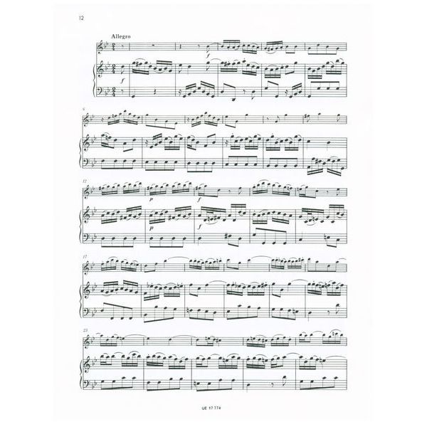 Universal Edition Bach Sonata g-Moll Sax