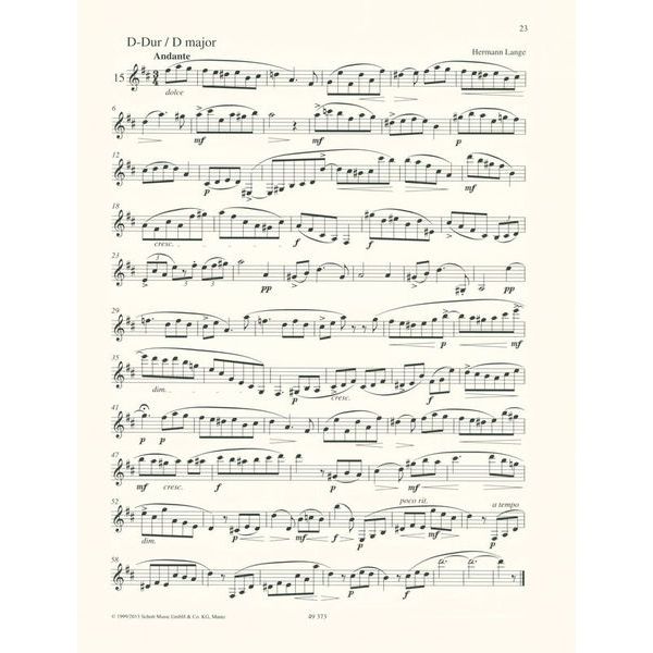 Schott Etüden der Romantik Clarinet