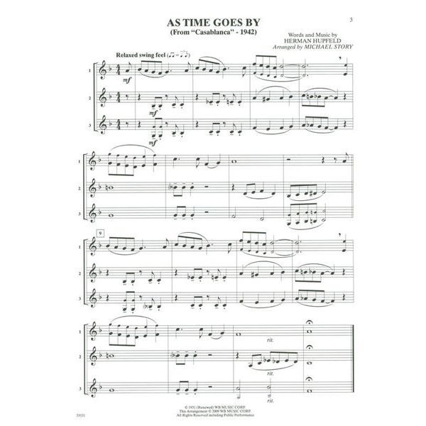 Alfred Music Publishing Movie Trios For All Horn