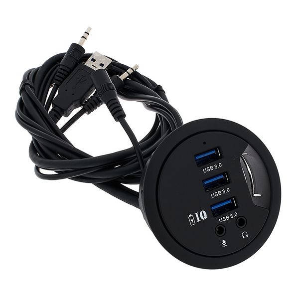 Studio Desk Cable Inlay USB 3 Hub