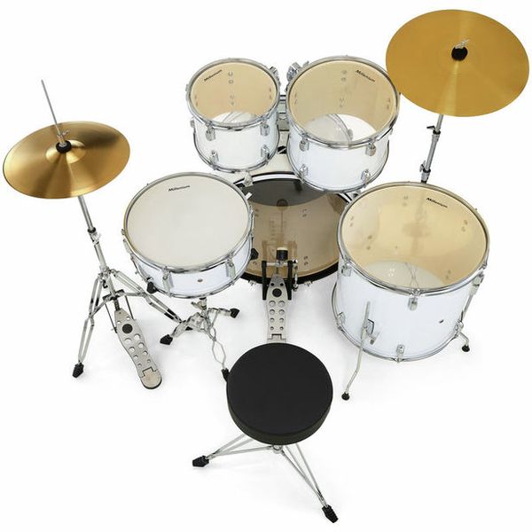 Millenium Focus 22 Drum Set White