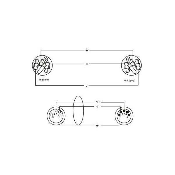 Cordial CPH 10 DMX 1-5 PWR 1-25 TR 1