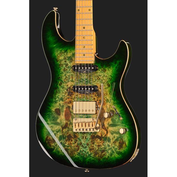 Larry Carlton S10 HSS Transparent Green