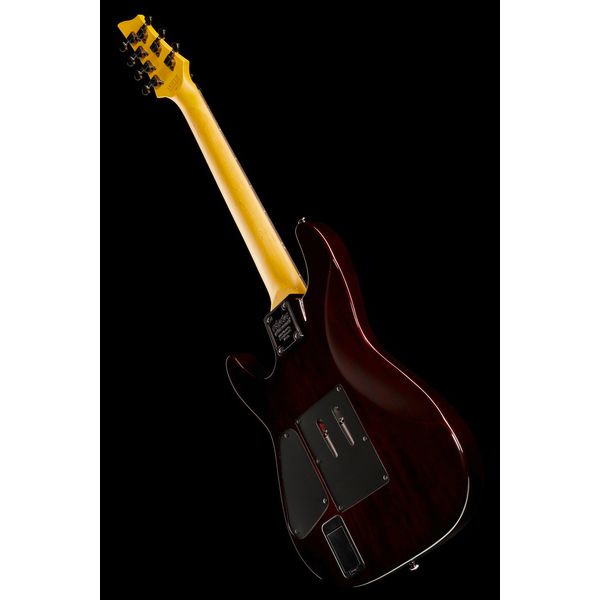 Schecter Demon 7 FR Crimson Red Burst