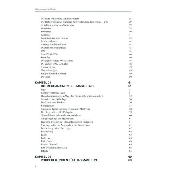 GC Carstensen Verlag Mastern wie die Profis