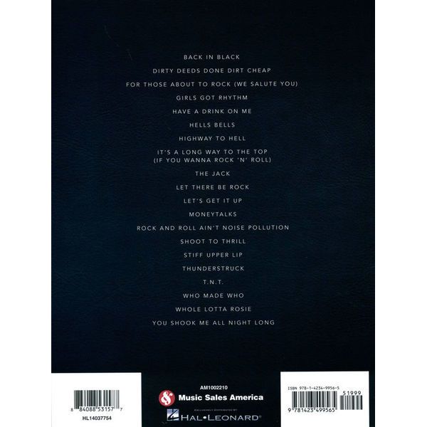 Hal Leonard AC/DC Anthology Piano
