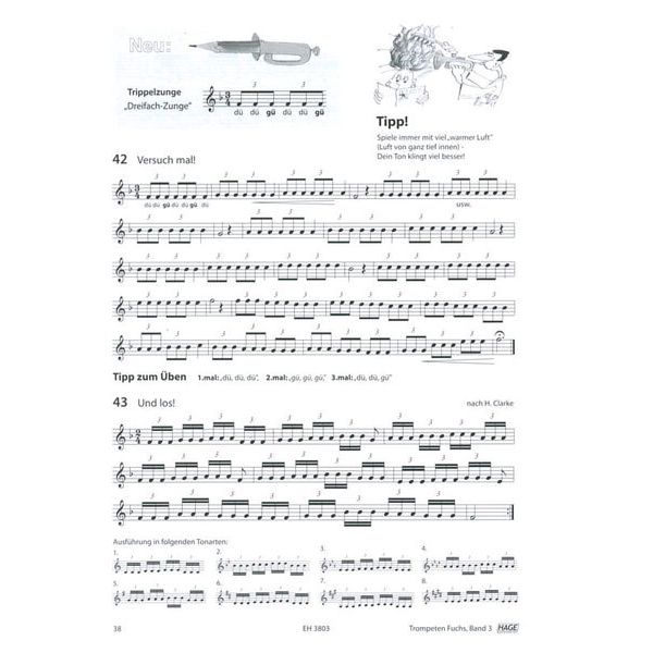 Hage Musikverlag Trompeten Fuchs 3