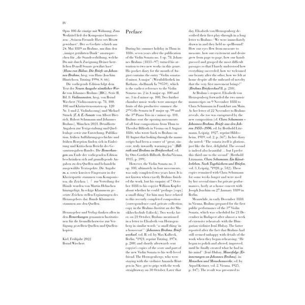 Henle Verlag Brahms Violinsonate d-moll