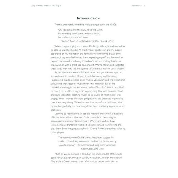 Hal Leonard Hear It And Sing It! Jazz